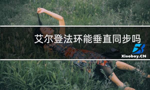 艾尔登法环能垂直同步吗