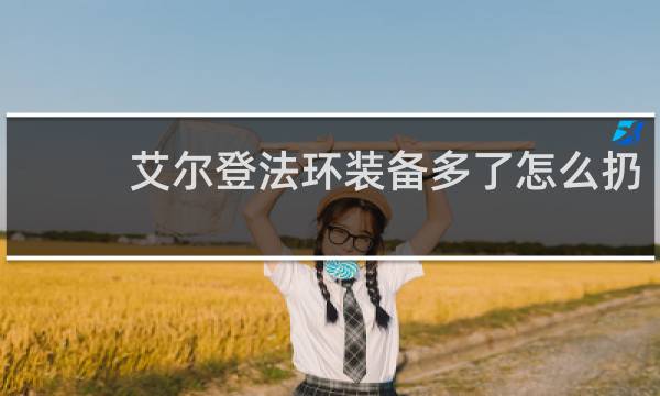 艾尔登法环装备多了怎么扔