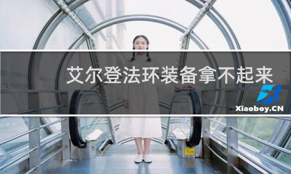 艾尔登法环装备拿不起来