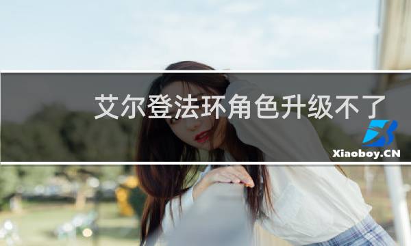 艾尔登法环角色升级不了