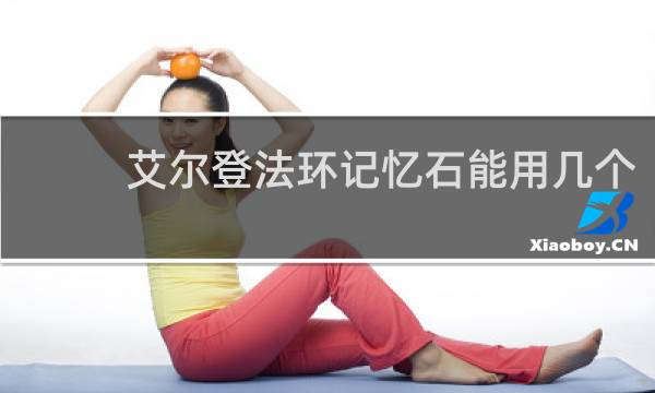 艾尔登法环记忆石能用几个