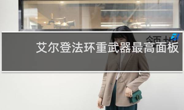 艾尔登法环重武器最高面板