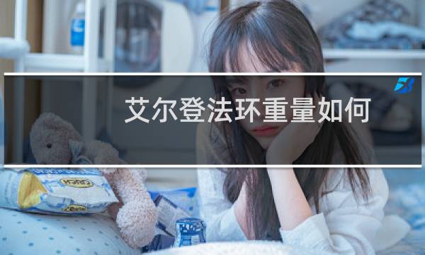 艾尔登法环重量如何