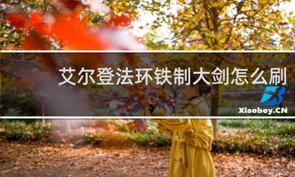 艾尔登法环铁制大剑怎么刷