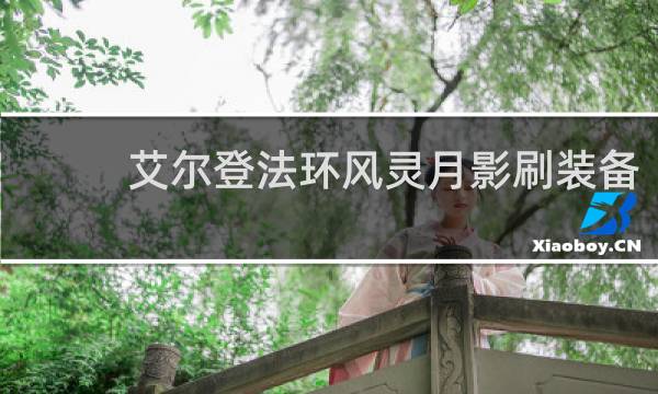 艾尔登法环风灵月影刷装备