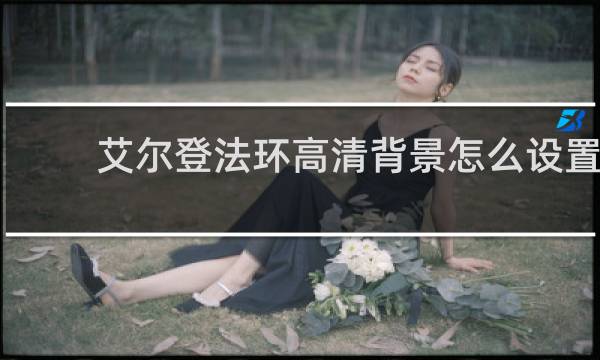 艾尔登法环高清背景怎么设置