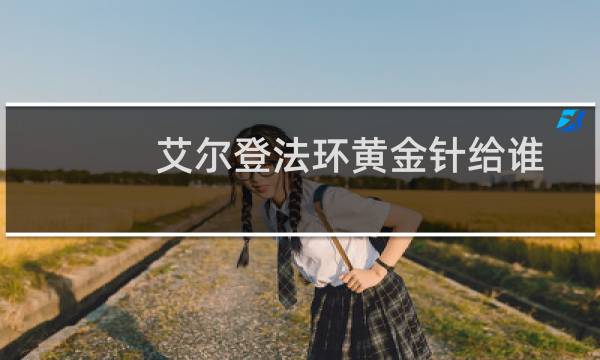 艾尔登法环黄金针给谁