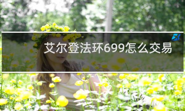 艾尔登法环699怎么交易