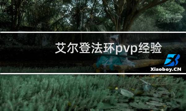 艾尔登法环pvp经验