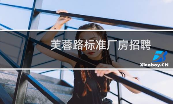 芙蓉路标准厂房招聘