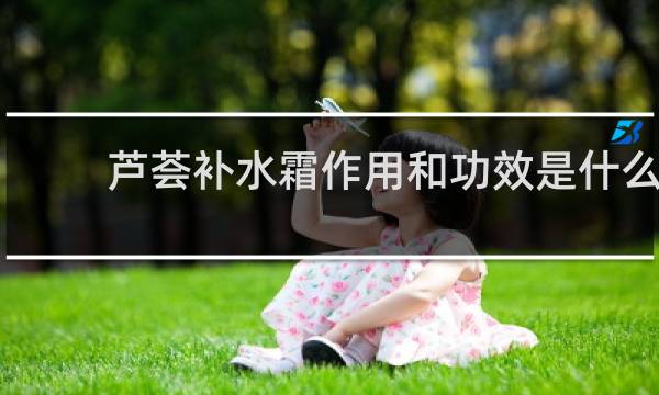 芦荟补水霜作用和功效是什么?