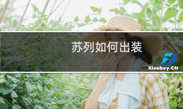苏列如何出装