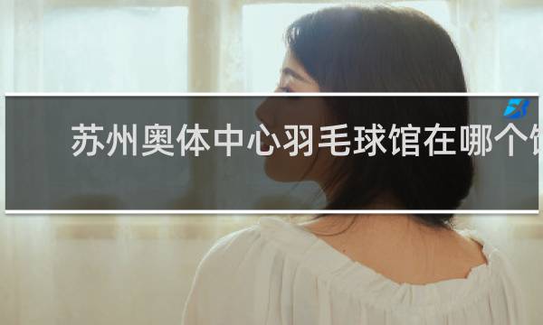 苏州奥体中心羽毛球馆在哪个馆