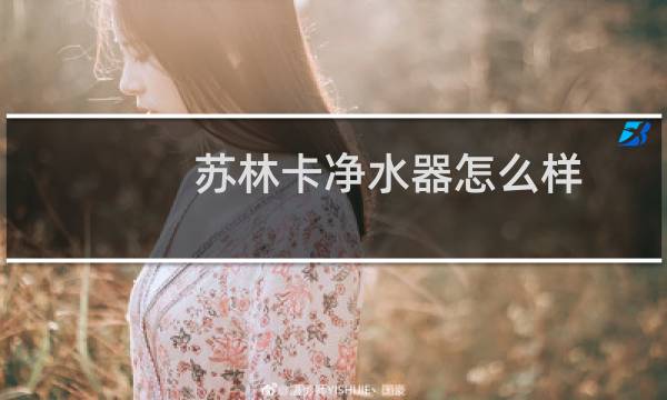 苏林卡净水器怎么样