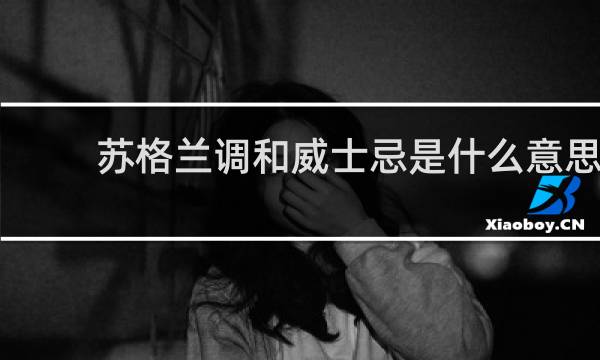 苏格兰调和威士忌是什么意思