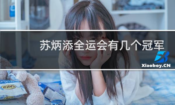苏炳添全运会有几个冠军