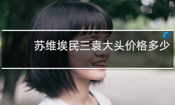 苏维埃民三袁大头价格多少