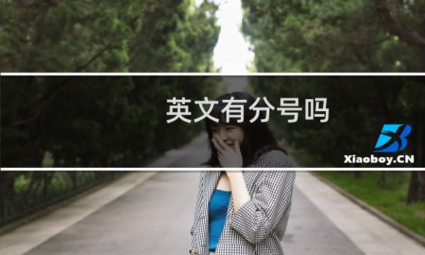 英文有分号吗