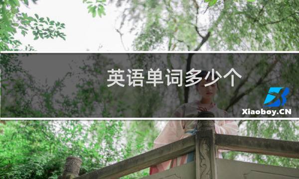 英语单词多少个