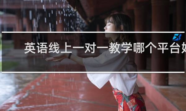 英语线上一对一教学哪个平台好