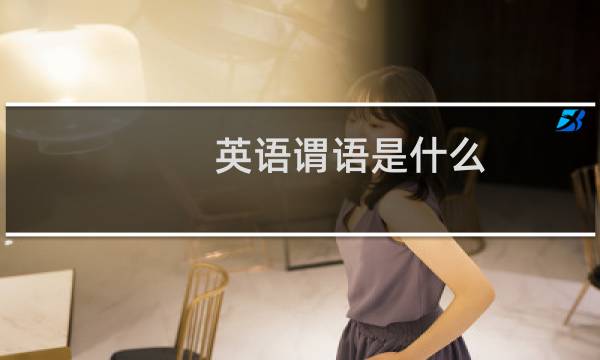英语谓语是什么