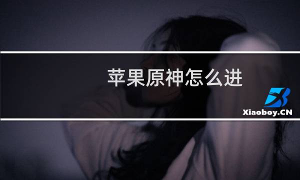 苹果原神怎么进