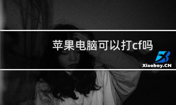 苹果电脑可以打cf吗