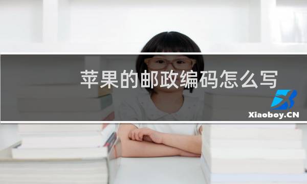 苹果的邮政编码怎么写