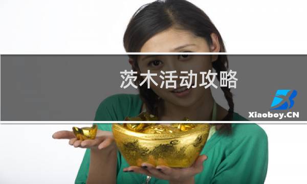 茨木活动攻略