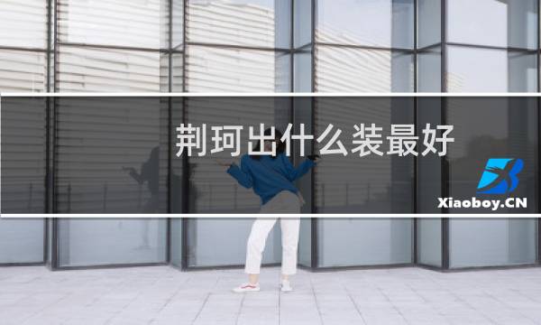 荆珂出什么装最好