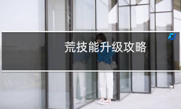荒技能升级攻略