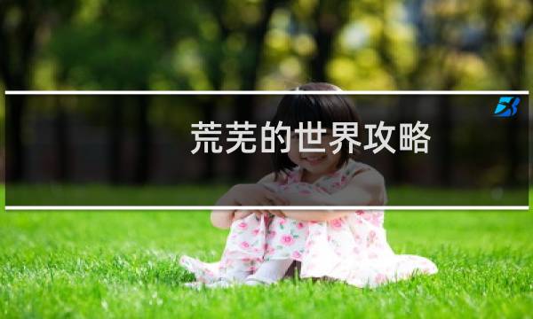 荒芜的世界攻略
