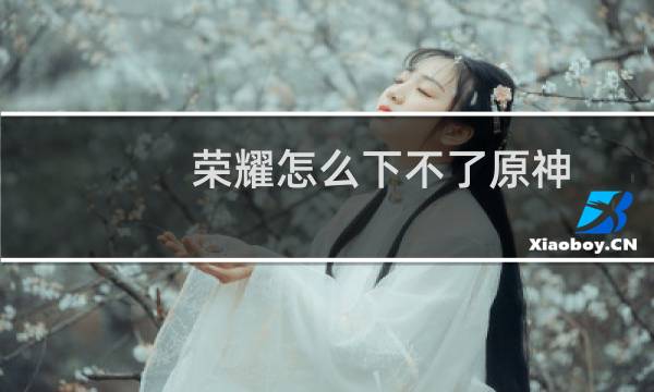 荣耀怎么下不了原神