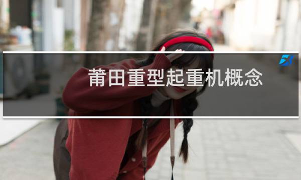 莆田重型起重机概念
