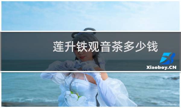 莲升铁观音茶多少钱