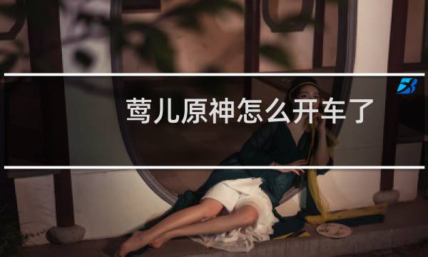 莺儿原神怎么开车了