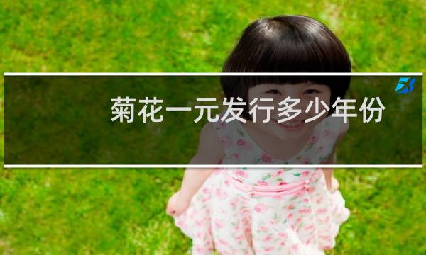 菊花一元发行多少年份