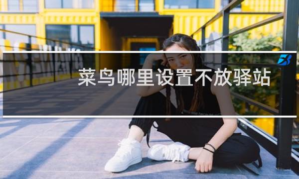 菜鸟哪里设置不放驿站