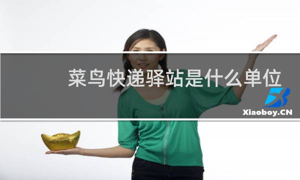 菜鸟快递驿站是什么单位