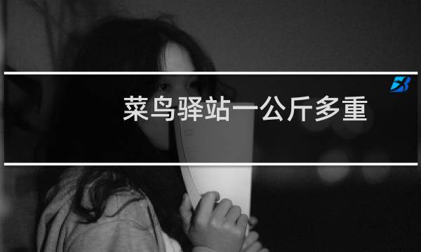 菜鸟驿站一公斤多重
