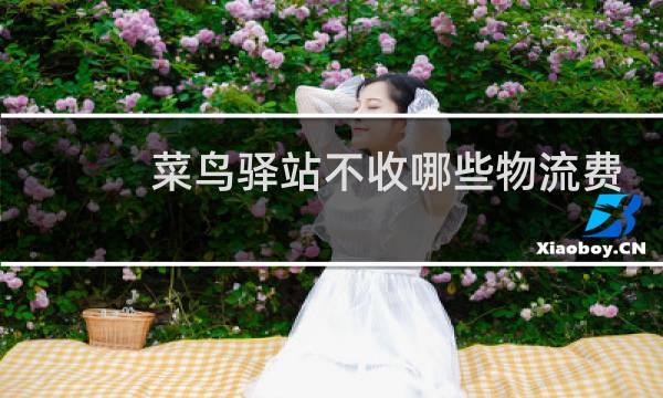 菜鸟驿站不收哪些物流费