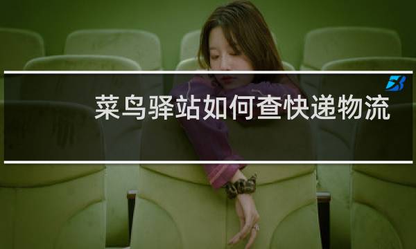 菜鸟驿站如何查快递物流