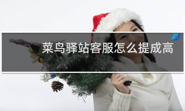 菜鸟驿站客服怎么提成高