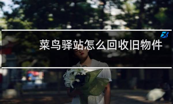 菜鸟驿站怎么回收旧物件