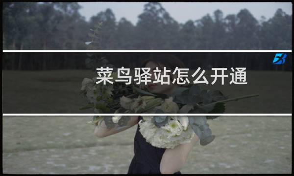 菜鸟驿站怎么开通