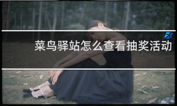 菜鸟驿站怎么查看抽奖活动