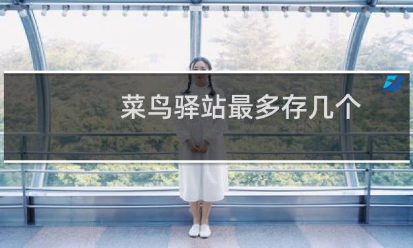 菜鸟驿站最多存几个