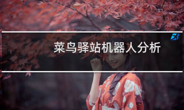 菜鸟驿站机器人分析