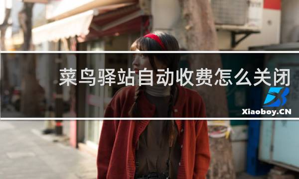 菜鸟驿站自动收费怎么关闭