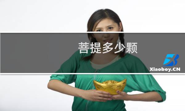菩提多少颗